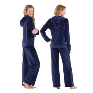 Pajamagram Women’s Velour 2Pcs Lounge Set Sz M